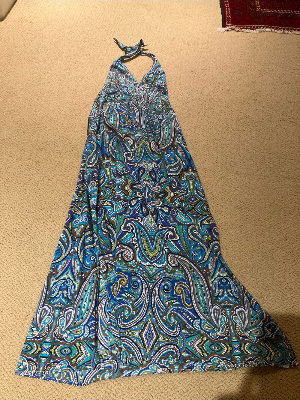 Tommy Bahama Paisley Halter Maxi Dress